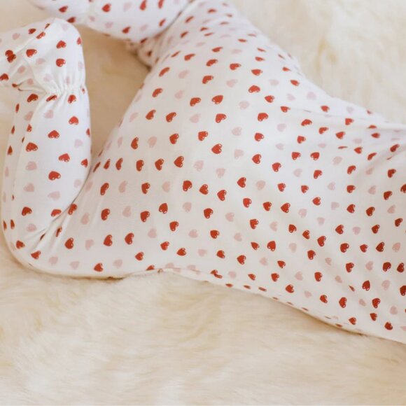 NWT - Quincy Mae hearts bamboo set - Picture 2 of 2